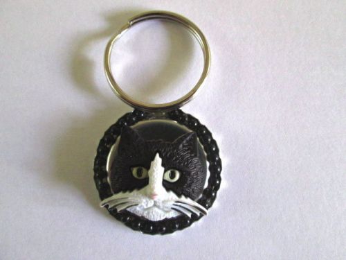 KEY RING OR ZIPPER PULL CAT,  PURSE. JACKET. ,KEY CHAIN, BACK PACK