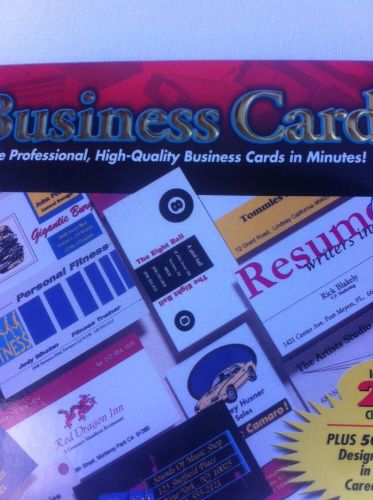 COSMI Business Card Maker (Windows) -New in Box