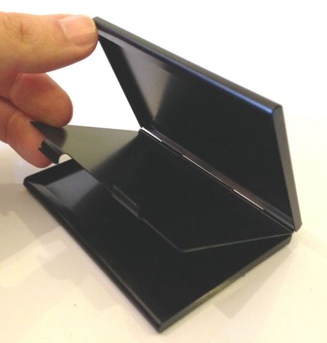 PROMOTIONAL PERSONALISED BLANK TWIN SIDED METAL BUSINESS CARD HOLDER