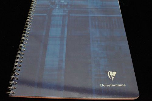 Clairefontaine Wirebound Notebook  8&#034; X 11&#034; Graph Blue