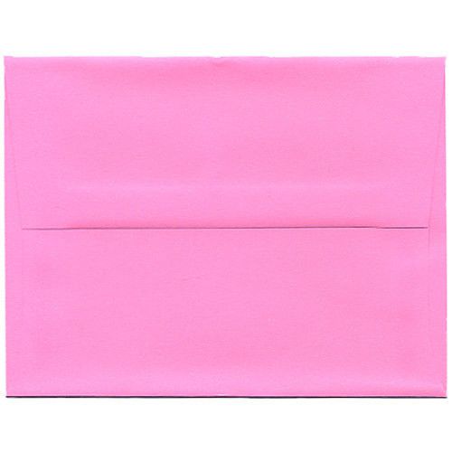 A6  Envelopes, ( 4 3/4 x 6 1/2) , 250 per box, Brite Hue Vellum, Ultra Pink