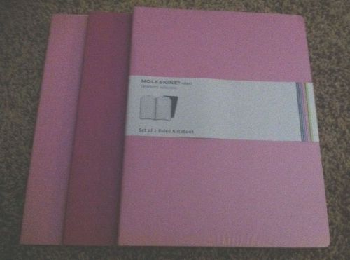 Moleskine Ruled Notebooks -- lot of 4 -- 71/2&#034; X 10&#034;