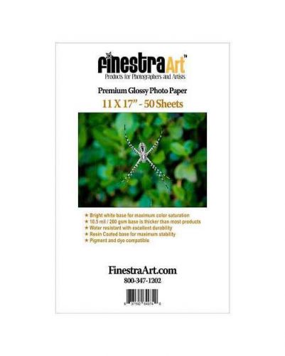 11&#034; x 17&#034; finestraart.com premium glossy photo paper 50 sheets for sale