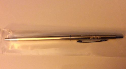 Ohto Needle Point Slim Line 0.3mm Ballpoint Pen NBP-5A3 Silver Body