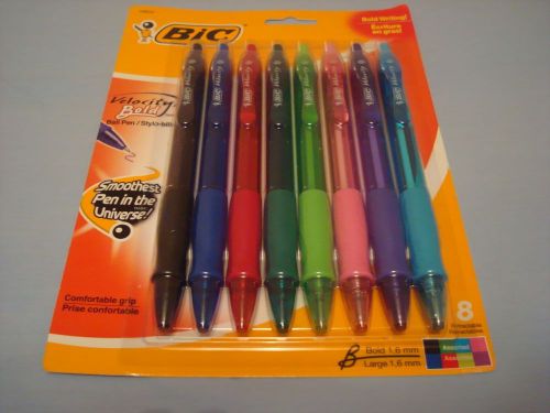 Bic Pens - Bold Writing - 1.6mm - 8 pack - Assorted colors - Ball Point