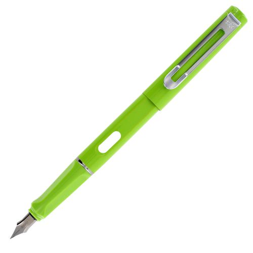 JinHao 599A Lime Green Plastic Fountain Pen, Medium Nib (FP-599A-1)