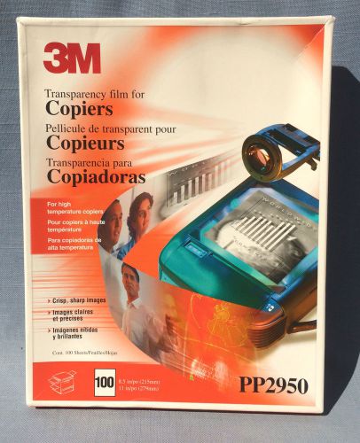 3M Transparency Film For Copiers 82 Sheets PP2950