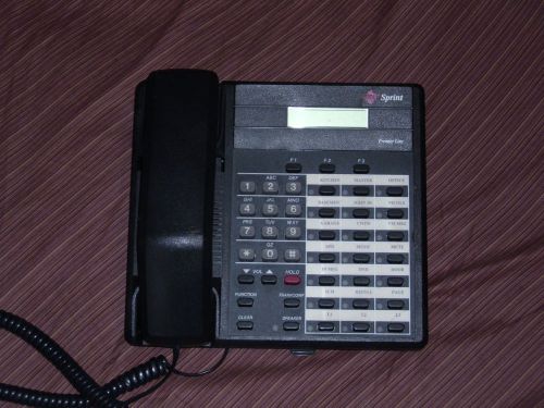 Sprint 261-181371 Executive Office Telephone Black Premier 22 Lines Nice used ph