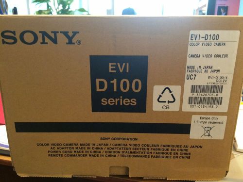 Sony evi-d100p ptz pan/tilt/zoom color video camera cctv for sale
