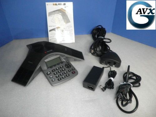 Polycom soundstation duo +90day warranty, complete voip conference speaker phone for sale