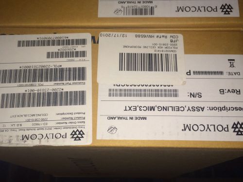 Polycom hdx ceiling microphone extension kit - new in box for sale