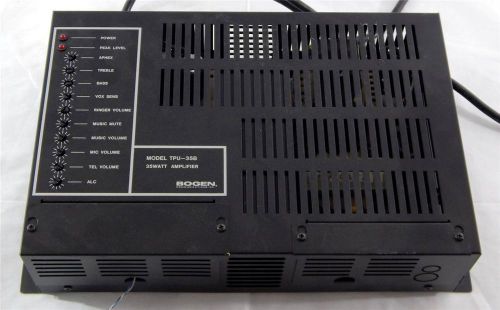 Bogen TPU-35B 35 Watt Amplifier Telephone Paging Amplifier for Phone Systems
