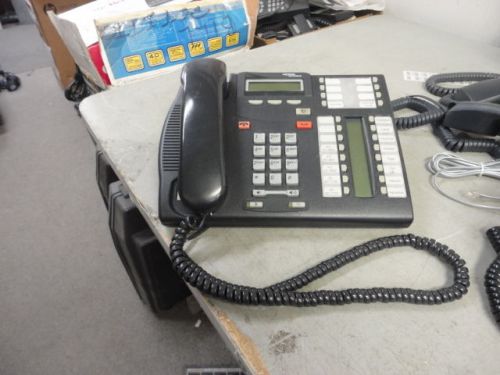 Lot of 4 Nortel Networks T7316 Business Phone NT8B27AABA with handset