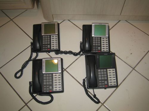 Lot of four (4) Toshiba DKT3214-SDL Display Telephones