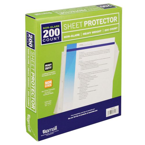 200 Heavy Duty Sheet Protectors Clear Page Scrapbooking  FAST SHIP