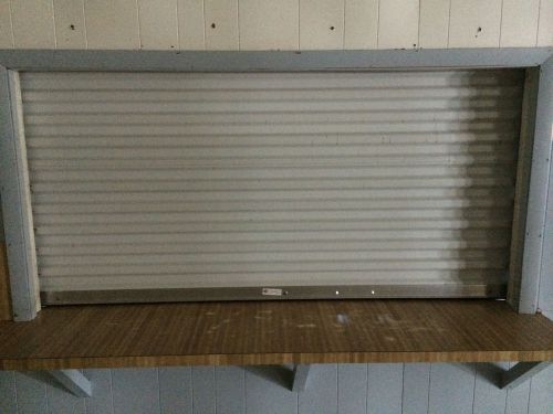 76.5&#034; x 51&#034; Metal Rollup Door Concession Pharmacy Privacy
