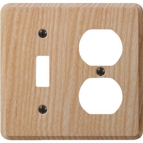 Contemporary Ash Unfinished Combination Wall Plate-ASH COMBO WALL PLATE