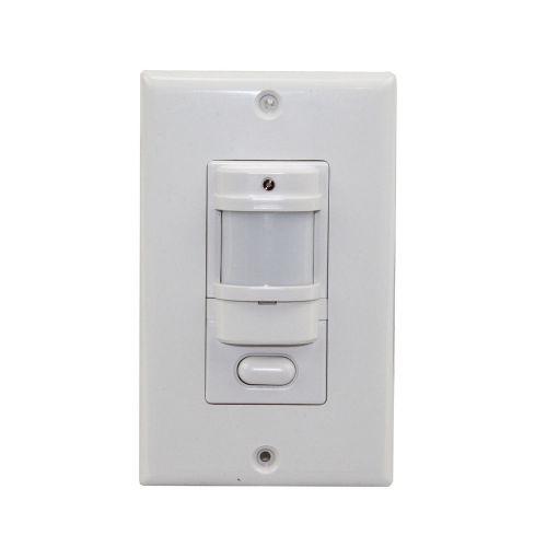 Hubbell mytech lp-2 wall switch occupancy sensor infrared 180 deg 277v, white for sale