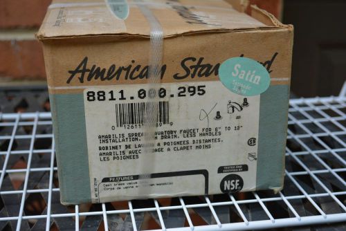American Standard Lavatory Faucet 8811.000.295 Satin - NEW