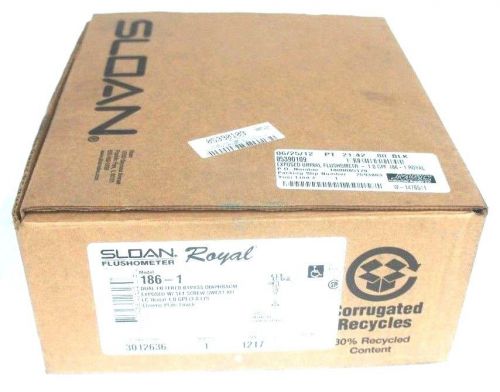 New sload royal model 186-1 dual fultered bypass diaphragm lc urinal 1.0 gpf for sale