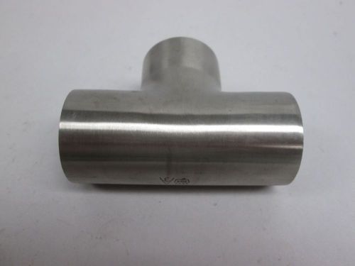 New alfa laval sanitary tee adapter fitting tri-weld 304 ss  1-1/2in d278671 for sale