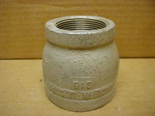 316 stainless steel 2 x 1-1/2 npt bell reducer, usa for sale