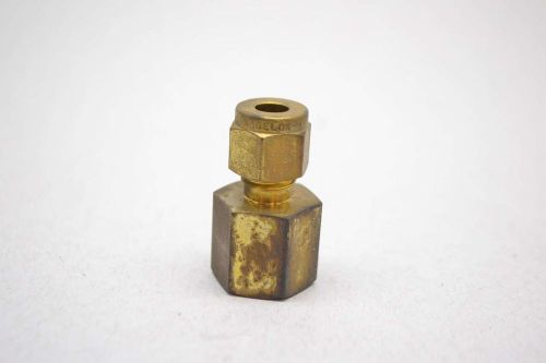SWAGELOK 1/4 IN TUBE TO 1/4 IN NPT BRASS ADAPTER FITTING D431111