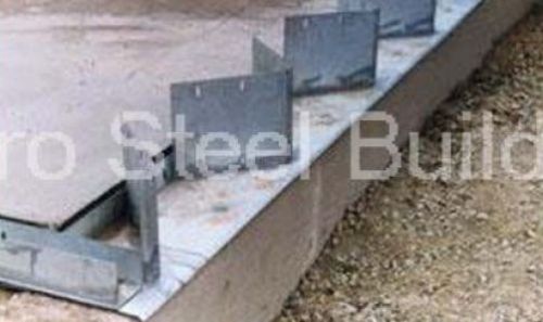 Duro Steel Arch Building 60&#039; Metal Hand Welded Industrial Base Connector Plate
