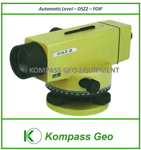 ** surveying automatic level - dsz2 - foif - brand new - 2 years warranty ** for sale