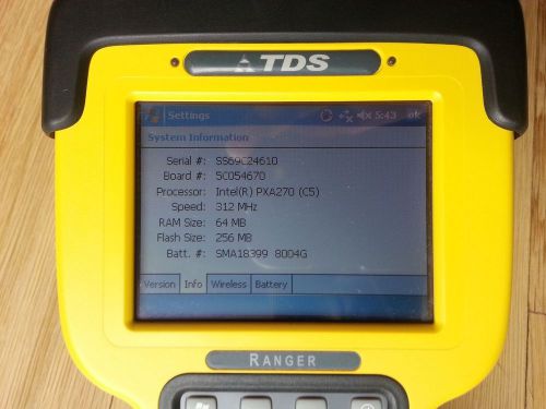 TDS Ranger - Bluetooth - Survey Pro - GPS