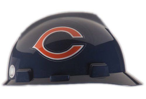 NFL Hard Hat Chicago Bears Adjustable Strap Lightweight Construction Sports