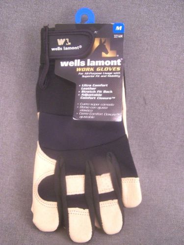 Wells Lamont ultra comfprt wprk gloves with stretch fit back.adjustable closure.