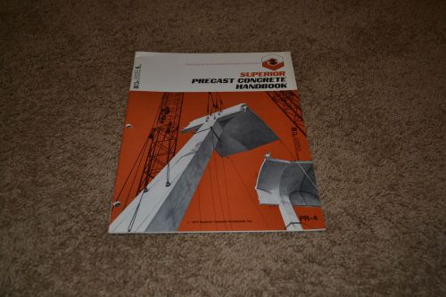 Superior Precast Concrete Handbook 1974 Anchors &amp; Inserts