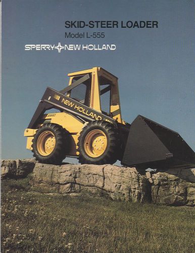 Equipment brochure - sperry new holland - l-555 - skid steer loader 1982 (e1697) for sale