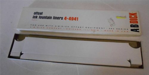 Ab dick offset ink fountain liners 50 count 360 series #4-4941 nib for sale