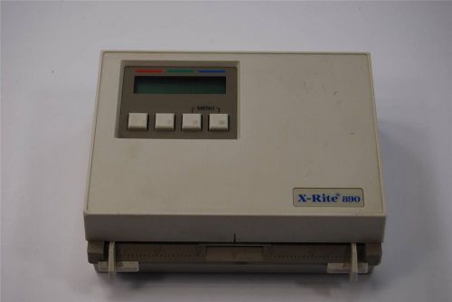 USED X-Rite Photographic Densitometer 890 Good Condition FREE SHIPPING