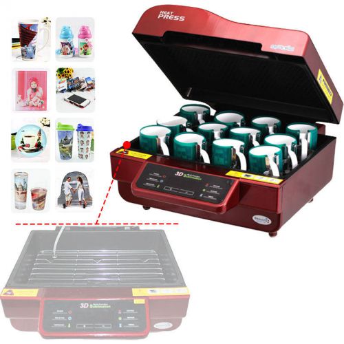 3d sublimation transfer machine press heat transfer printer for phone case plate for sale