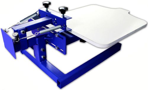 Single color screen press with removable pallet screen printing machine 006040 for sale