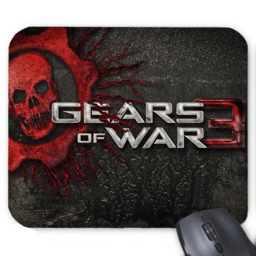 Gear Of War 3 Logo Game Mouse Pad Mat Mousepad Hot Gift New