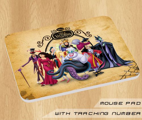 New Anime Villains Disney Movie Logo Mousepad Mouse Pad Mats Hot Game