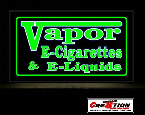 20&#034; x 36&#034; LED Lightbox Sign- Vapor E- Cigarette &amp; E-liquids - Tobacco,smoke shop