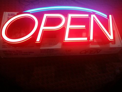 LED OPEN  Sign local pickup