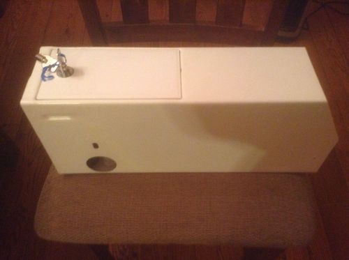 Washer top load coin box metercase housing speed queen coin drop white used for sale