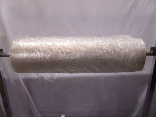 Opened Roll of 800 Dry Cleaning Clear 20&#034; x 24&#034; Poly Garment Bags for Jack Rack