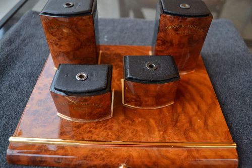 FRANCK MULLER GENEVE 4 AUTHENTIC WATCH  DISPLAY STANDS WITH BOTTOM