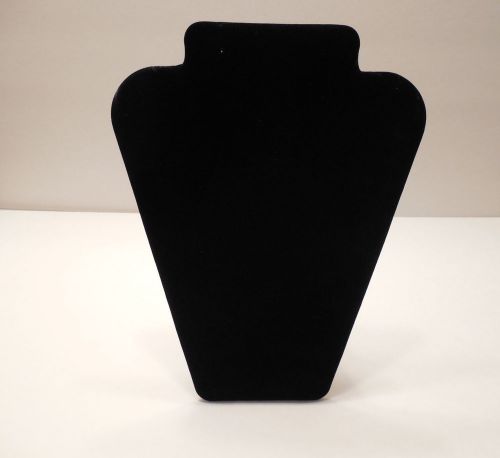 Black Velvet Necklace Jewelry Stand Display 11 1/2&#034; Tall
