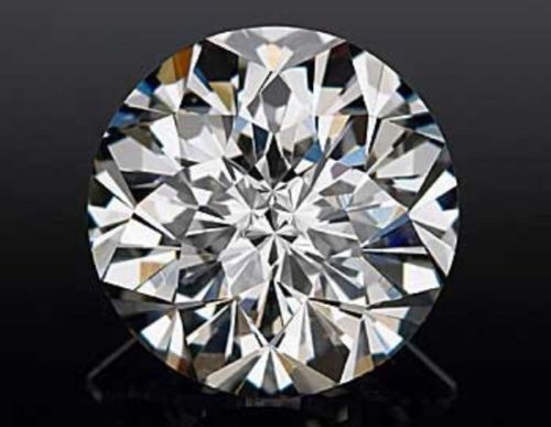 JEWELERS DISPLAY HAND CUT - 220 Ct. (40 MM) ROUND 105 FACET DIAMOND SIMULATE