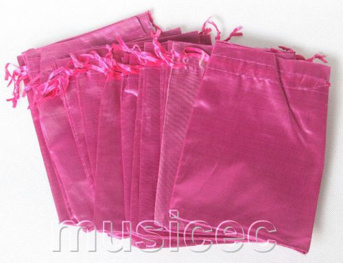 20 piece 5&#034;X7&#034; pink cloth thick Jewelry Pouch bags Gift packing T935A36