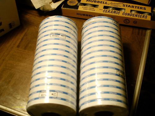 2 sleeves 32 rolls Monarch Senso labels 1110 Grocery Blue single line