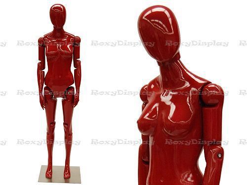 Female fiberglass mannequin flexible head arms and legs #mc-ffxkeg for sale